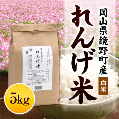 【山田養蜂場】れんげ米 【白米】5kg　米 ごはん ギフト プレゼント 食べ物 食品 人気 健康 お取り寄せグルメ 高級 有機 もちもち お歳暮