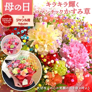 【遅れてごめんね (12日以降発送)】母の日 花 プレゼント ロマンチックかすみ草