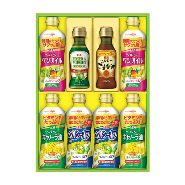 日清オイリオ オリーブオイル＆バラエティオイルギフト【夏の贈りもの・お中元】[OV-40A]