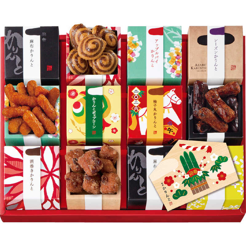 麻布かりんと  冬のキューブ詰合せ