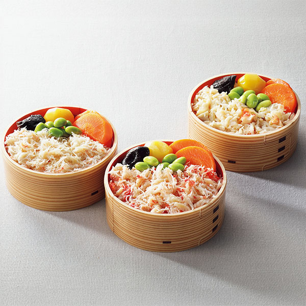 札幌バルナバフーズ 三種かに飯詰合せ【冬の贈りもの・お歳暮】