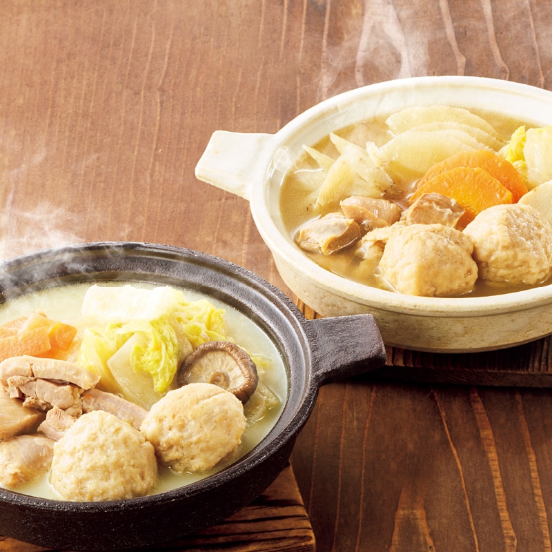 ＜お歳暮＞温めるだけ　旨塩ちゃんこ・博多水炊きギフト