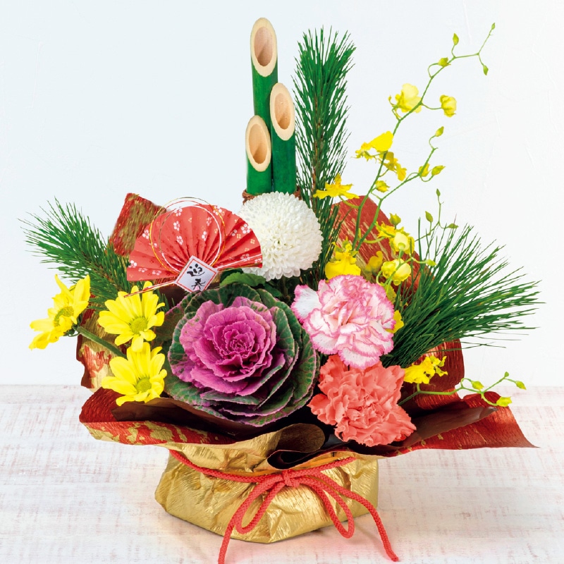 ＜お歳暮＞迎春門松アレンジメント