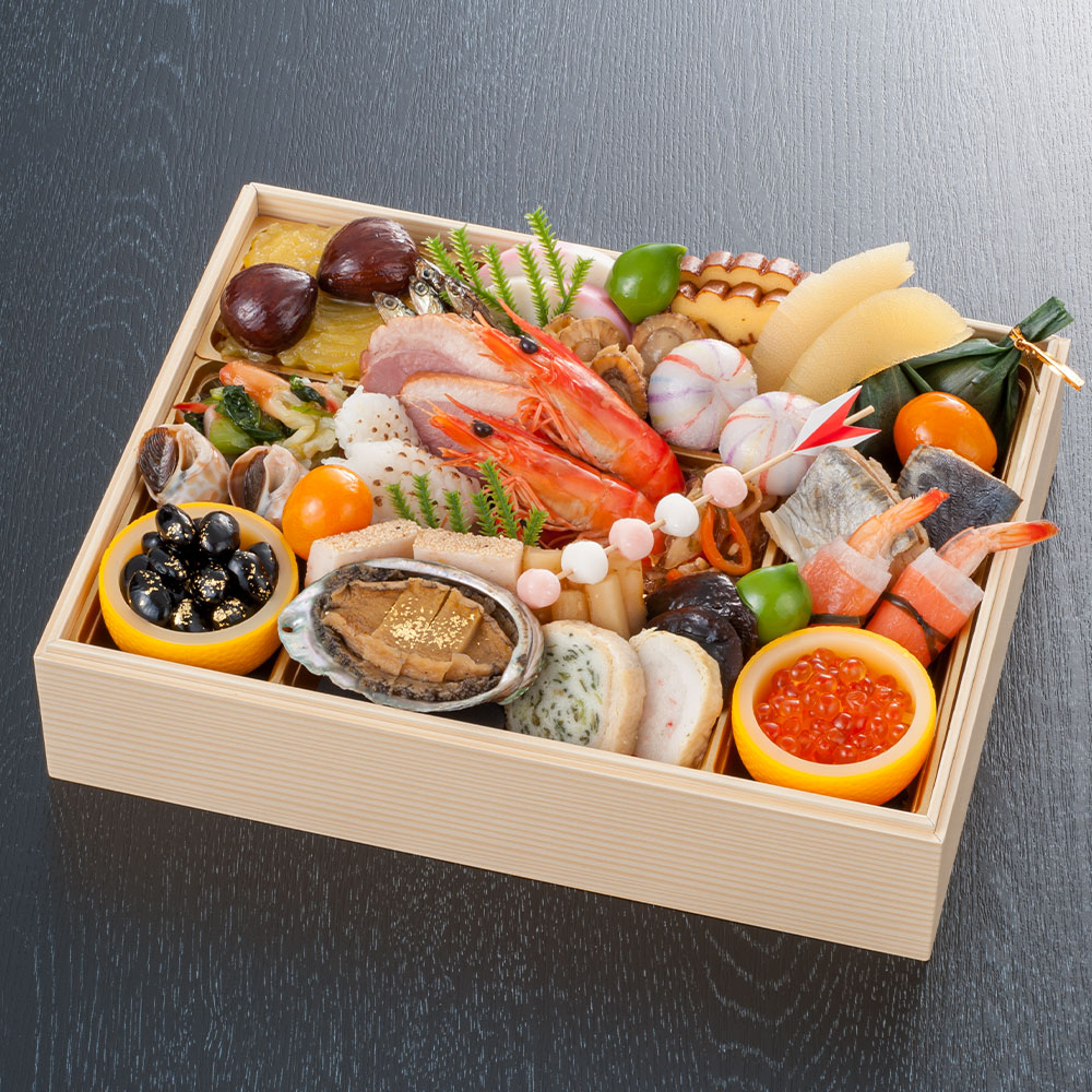 〈金沢・近江町市場〉口福一段重