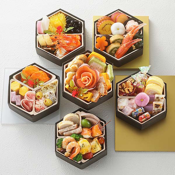 六角六段重【3〜4人前・52品目】【イオンのおせち】