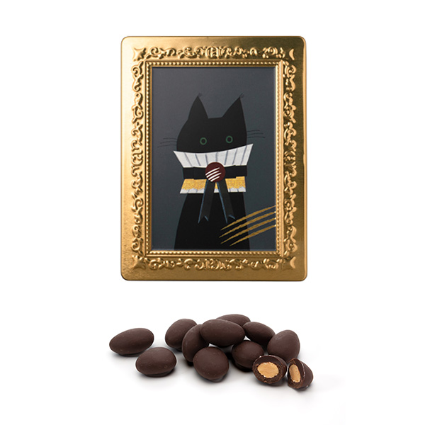 DADACA CACAOCATpetite缶アーモンド&ダーク 80g【お届け期間：1月15日〜2月21日】【バレンタイン】