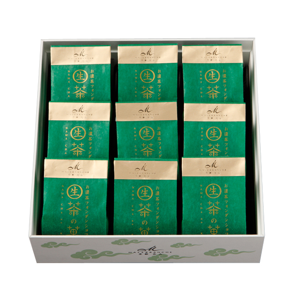 お濃茶フォンダンショコラ生茶の菓9個入