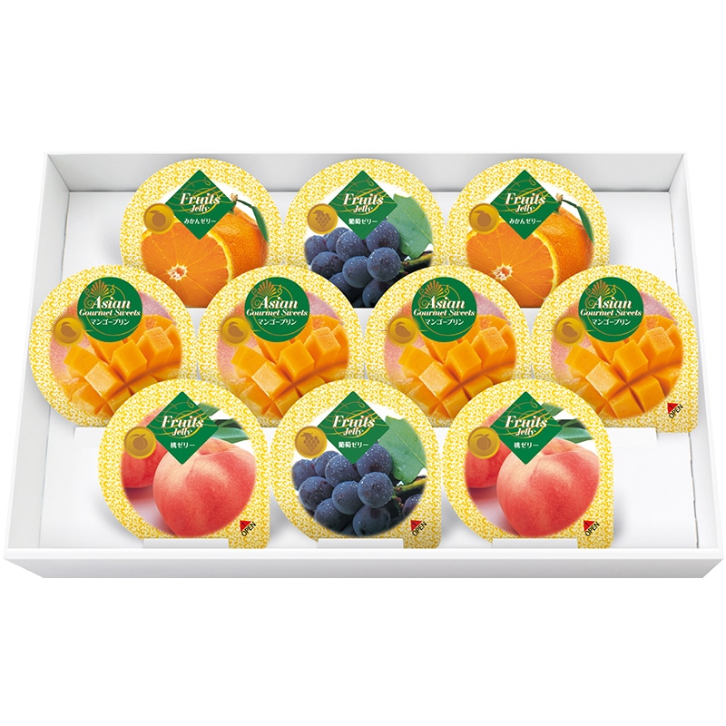 10個マンゴープリン&フルーツゼリーギフト